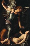 Giovanni Baglione The Divine Eros Defeats the Earthly Eros oil painting